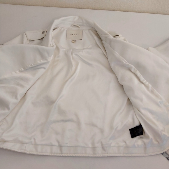 Blank NYC White Leather Moto Jacket - Picture 6 of 12